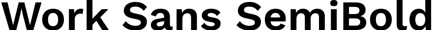 Work Sans SemiBold font - work-sans.semibold.otf