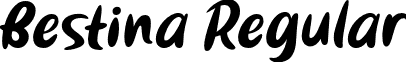 Bestina Regular font - Bestina Font by 7NTypes.otf