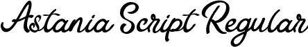 Astania Script Regular font - Astania Script.otf