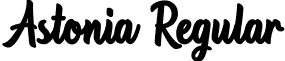 Astonia Regular font - Astonia.ttf