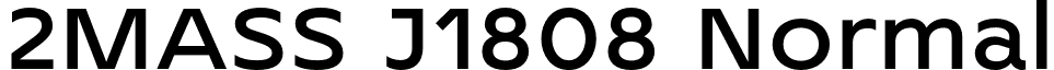 2MASS J1808 Normal font - 2MASS J1808-Normal (personal use).otf