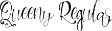 Queeny Regular font - Queeny.ttf