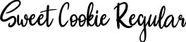 Sweet Cookie Regular font - Sweet Cookie.ttf