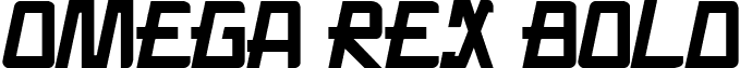 Omega Rex Bold font - Omega.ttf
