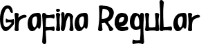 Grafina Regular font - Grafina.ttf