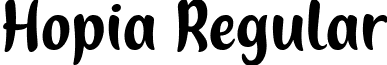 Hopia Regular font - Hopia Font by 7NTypes.otf