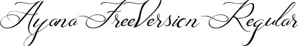 Ayana FreeVersion Regular font - Ayana-FreeVersion.ttf