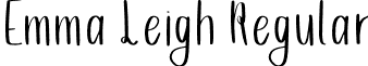 Emma Leigh Regular font - EmmaLeigh.otf