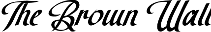 The Brown Wall font - TheBrownWall.ttf