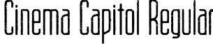 Cinema Capitol Regular font - Cinema Capitol.otf