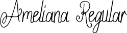 Ameliana Regular font - Ameliana (free).ttf