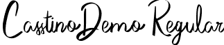 CasstinoDemo Regular font - CasstinoDemo.ttf