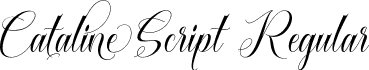 Cataline Script Regular font - Cataline Script.ttf