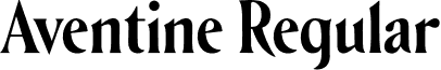 Aventine Regular font - aventine.otf