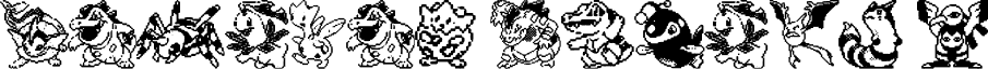 Pokemon pixels 2 font - POKPIX3.TTF