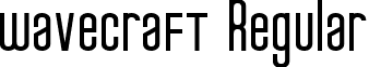 wavecraft Regular font - Wavecraft.ttf