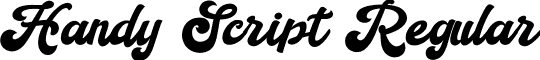 Handy Script Regular font - Handy-Script.ttf