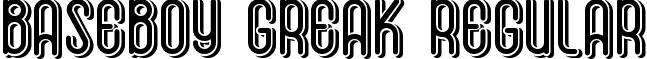 Baseboy Greak Regular font - BaseboyGreak.ttf