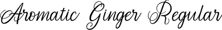 Aromatic Ginger Regular font - AromaticGinger.ttf