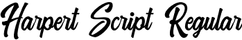 Harpert Script Regular font - Harpert Script.otf