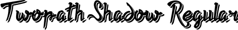 Twopath Shadow Regular font - Twopath Shadow Mac.ttf