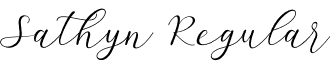 Sathyn Regular font - Sathyn.otf