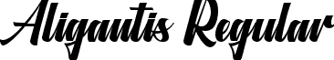 Aligantis Regular font - Aligantis Font.ttf