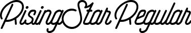 RisingStar Regular font - risingstar-regular.ttf