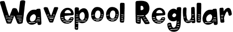 Wavepool Regular font - Wavepool-Lda5.otf