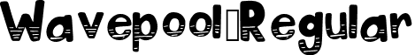Wavepool Regular font - WavepoolRegular-XO4P.ttf