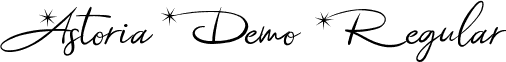 Astoria Demo Regular font - AstoriaDemoRegular-2a5v.ttf
