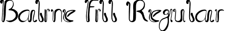 Baline Fill Regular font - BalineFill-r6a8.ttf