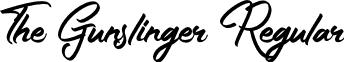 The Gunslinger Regular font - TheGunslinger-EnPr.otf