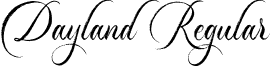 Dayland Regular font - Dayland.ttf