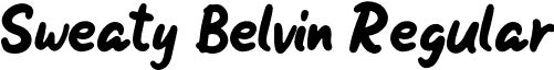 Sweaty Belvin Regular font - SweatyBelvin.ttf