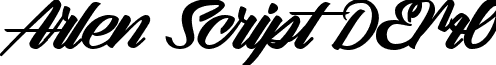 Arlen Script DEMO font - Arlen-Script-Demo.ttf