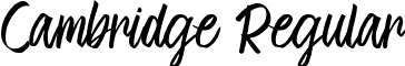 Cambridge Regular font - Cambridgedemo.ttf