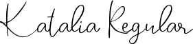 Katalia Regular font - Katalia.ttf