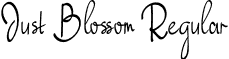 Just Blossom Regular font - JustBlossom-2mPv.otf