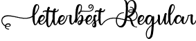 letterbest Regular font - letterbest.otf