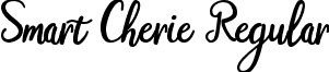 Smart Cherie Regular font - Smart-Cherie-Script.ttf