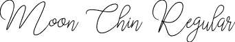 Moon Chin Regular font - Moon Chin.otf