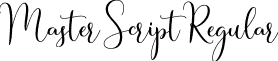 Master Script Regular font - master-script.ttf