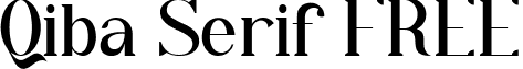 Qiba Serif FREE font - qiba-serif-free.ttf