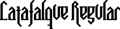 Catafalque Regular font - Catafalque.ttf