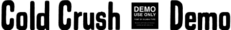 Cold Crush - Demo font - Cold_Crush_-_Demo.ttf