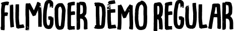 Filmgoer DEMO Regular font - filmgoer_DEMO.otf