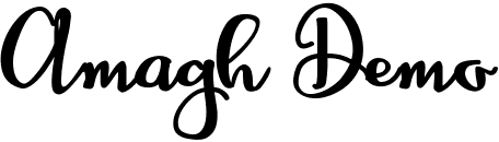 Amagh Demo font - Amagh Demo.ttf