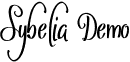 Sybelia Demo font - Sybelia Demo.ttf