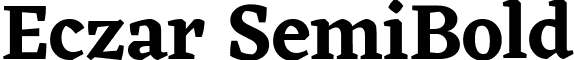 Eczar SemiBold font - Eczar-SemiBold.ttf